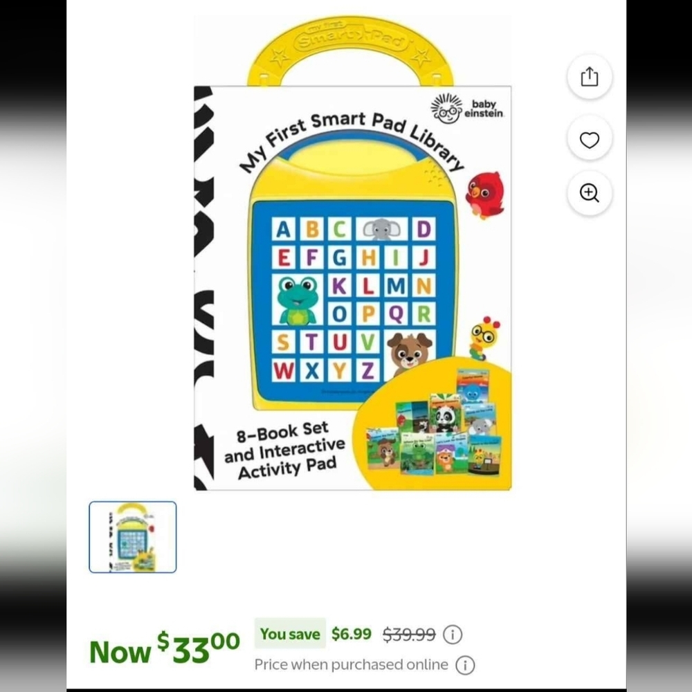 Baby Einstein My First Smart Pad Library